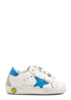 GOLDEN GOOSE KIDS OLD SCHOOL DISTRESSED LEATHER trainers