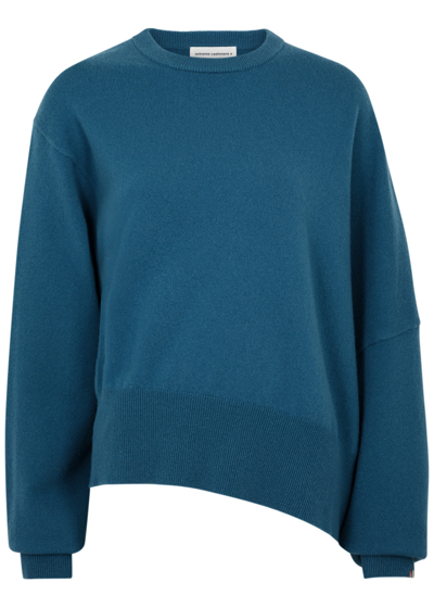 Extreme Cashmere N°288 Dia Cashmere-blend Jumper In Blue