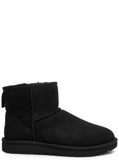 UGG UGG CLASSIC MINI II SUEDE BOOTS , BOOTS, RUBBER OUTSOLE