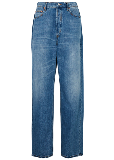 Gucci Wide-leg Jeans In Blue