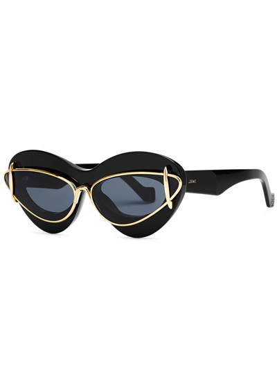 Loewe Double-frame Cat-eye Sunglasses