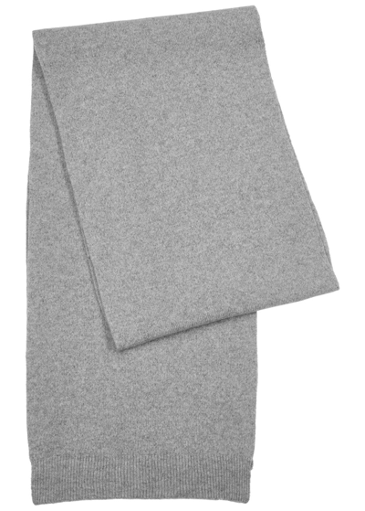 Colorful Standard Wool Scarf In Grey