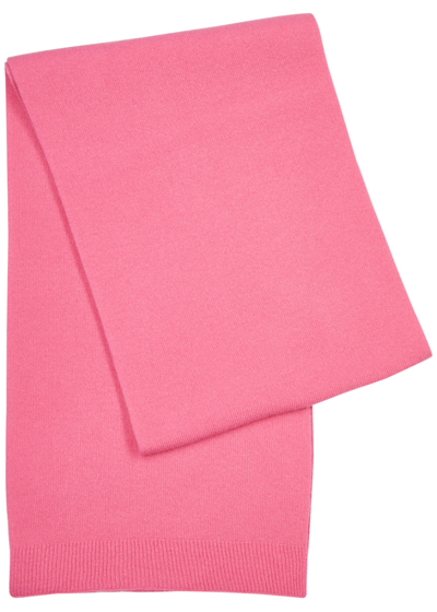 Colorful Standard Wool Scarf In Pink