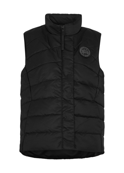 Canada Goose Freestyle Quilted Satin-shell Gilet In Black
