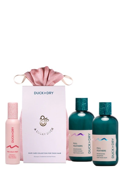 Duck & Dry Haircare Collection For Thick Hair, Treatments, Acetate In White