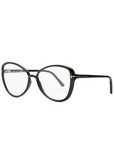 Tom Ford Oversized Optical Glasses In Black
