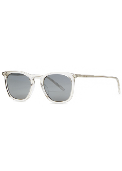 Saint Laurent Round-frame Sunglasses In Grey