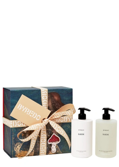 Byredo Suede Les Mains Hand Care Gift Set 2 X 450ml In White