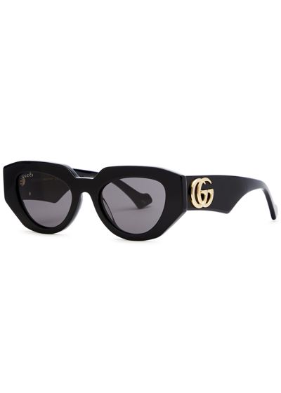 Gucci Cat-eye Sunglasses In Black