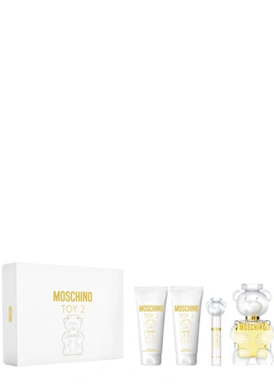 Moschino Toy2 Eau De Parfum Gift Set 100ml In White