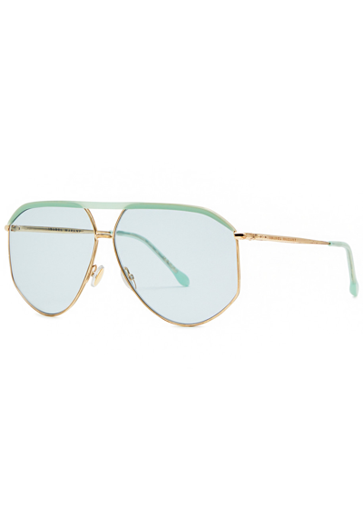 Isabel Marant Aviator-style Sunglasses In Blue