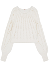 FREE PEOPLE SANDRE CABLE-KNIT JUMPER