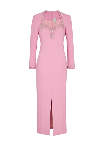 Huishan Zhang Eleanor Midi Dress In Pink