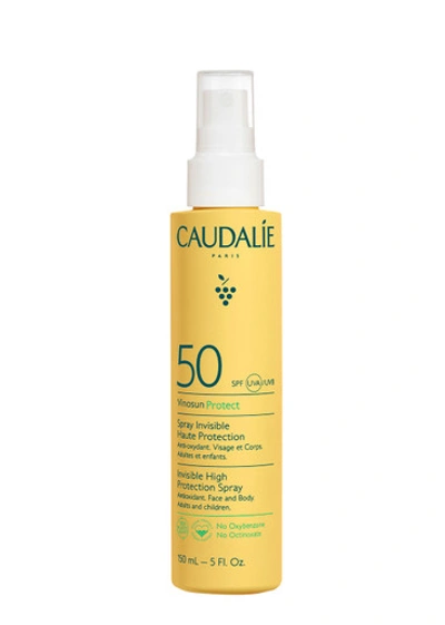 Caudalíe Vinosun Invisible High Protection Spray Spf50 150ml In White