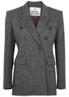 Vivienne Westwood Wool-blend Double Breasted Blazer In Black And White