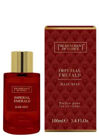 The Merchant Of Venice Imperial Emerald Hair Mist 100ml In White