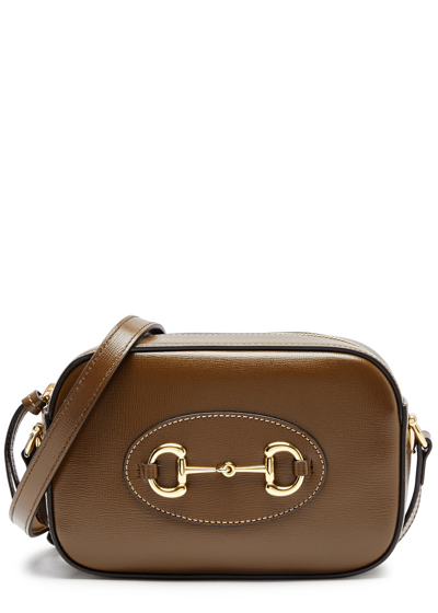 Gucci 1955 Horsebit Leather Camera Bag In Brown