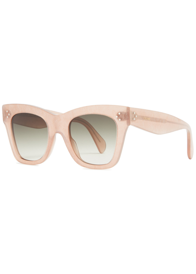 Celine Wayfarer-style Sunglasses In Neutral