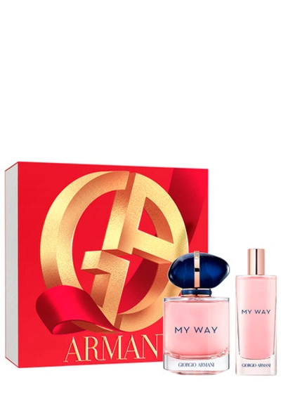 Armani Collezioni My Way Eau De Parfum Gift Set For Her 50ml In White