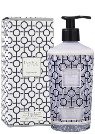 Baobab Collection Gentlemen Body & Hand Lotion 350ml In White