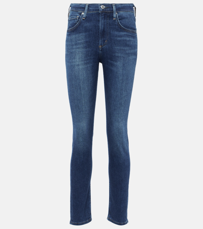 Citizens Of Humanity Sloane High-rise Skinny Jeans In Blue
