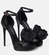 Dolce & Gabbana Keira Platform Heel Sandals In Black