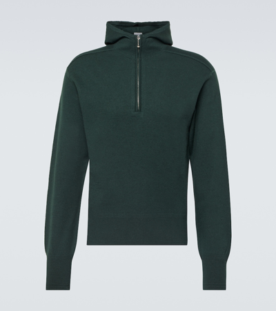 Burberry Wool Half-zip Sweater In Green