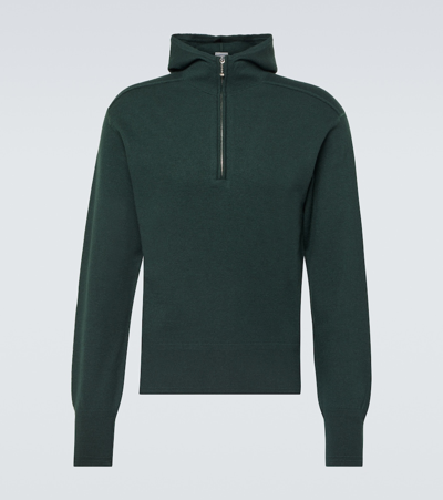 Burberry Wool Half-zip Jumper In Green