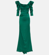 VIVIENNE WESTWOOD ASTRAL DRAPED SATIN GOWN
