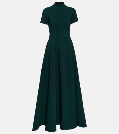 Emilia Wickstead Malinda High-neck Gown In Green