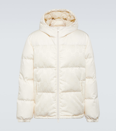 Gucci Gg Down Jacket In White