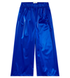 Bobo Choses Metallic Flared Pants In Blue