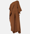 Taller Marmo 'jerry' One-shoulder Jumpsuit Asymmetric Hem In Brown