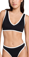 Good American Varsity Support Top Black001 Xxxl In Black001