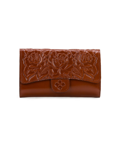 Patricia Nash Navene Leather Wallet In Tan