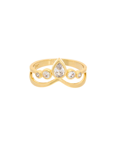 Juvell 18k Plated Cz Ring