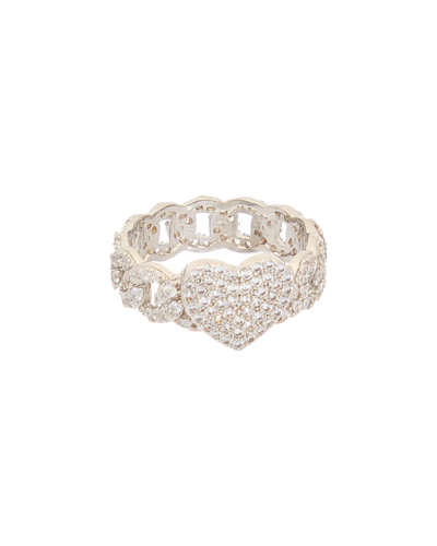 JUVELL JUVELL 18K PLATED CZ HEART RING