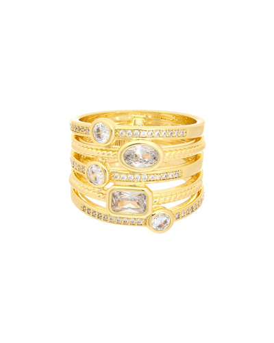 JUVELL JUVELL 18K PLATED CZ RING
