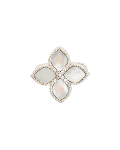 JUVELL JUVELL 18K PLATED PEARL CZ RING