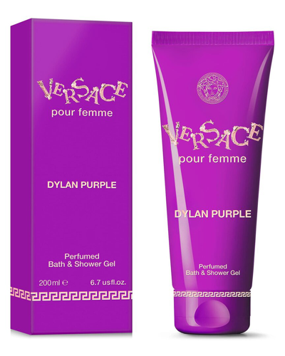 VERSACE VERSACE WOMEN'S 6.7OZ DYLAN PURPLE PERFUMED BATH & SHOWER GEL