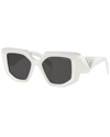 Prada Pr 14zs 1425s0 50mm Womens Fashion Sunglasses In White