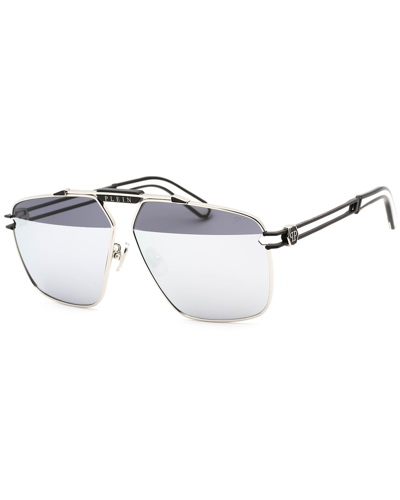 Philipp Plein Men's Spp049m 63mm Sunglasses In Silver