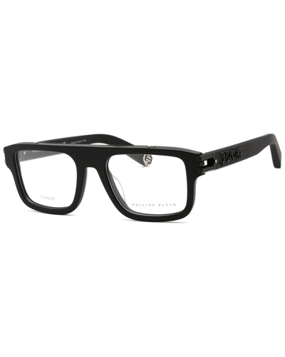 Philipp Plein Men's Vpp021v 53mm Optical Frames In Black