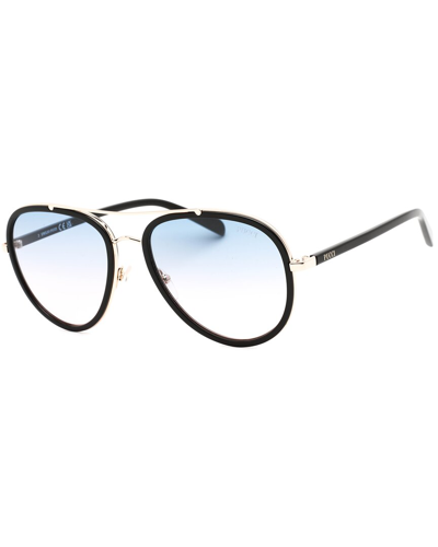 Emilio Pucci Women's Ep0185 57mm Sunglasses In Black