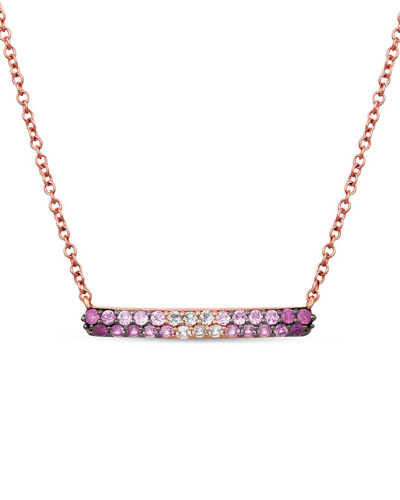 Le Vian ® Strawberry Ombré® 14k Rose Gold 0.78 Ct. Tw. Gemstone Necklace