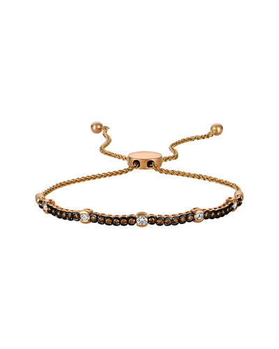 Le Vian ® Chocolate Diamonds® 14k Rose Gold 0.72 Ct. Tw. Diamond Bolo Bracelet