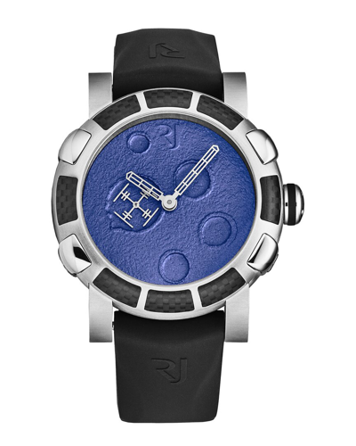 Romain Jerome Moon Dust Automatic Blue Dial Men's Watch Rjmdau.501.10 In Black / Blue