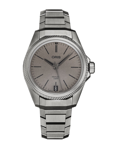 Oris Propilot X Calibre 400 Automatic 39mm Titanium Watch, Ref. No. 01 400 7778 7153-07 7 20 01tlc In Sapphire