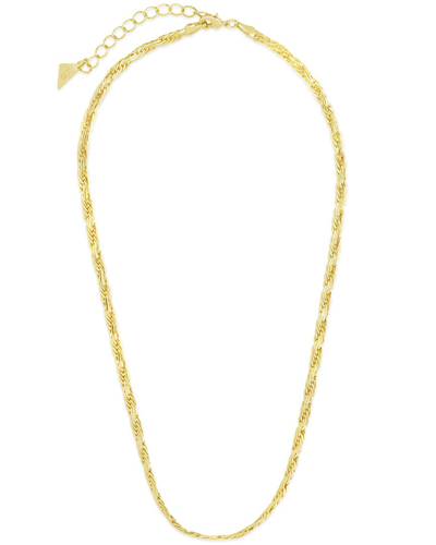 Sterling Forever 14k Plated Brandy Chain Necklace