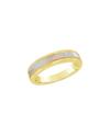 Sterling Forever Mishel Mother-of-pearl Band Ring